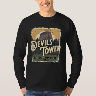 Camiseta Monumento Nacional Devils Tower Wyoming Souvenir A