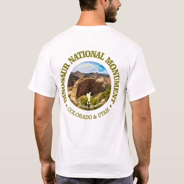 Camiseta Monumento Nacional do Dinossauro (NM) (Verso)