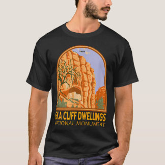 Camiseta Monumento Nacional Gila Cliff Dwellings Novo Méxic