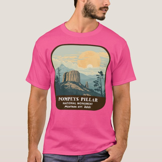 Camiseta Monumento Nacional Pilar de Pompeia Vintage (Monta (Frente)