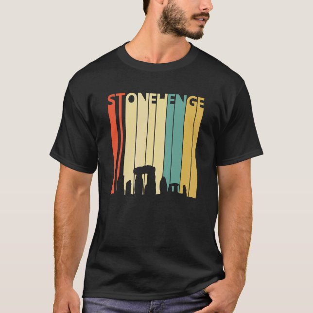 Camiseta Monumento Retro Stonehenge (Frente)