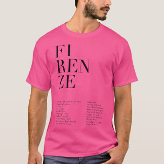 Camiseta Monumentos de Firenze