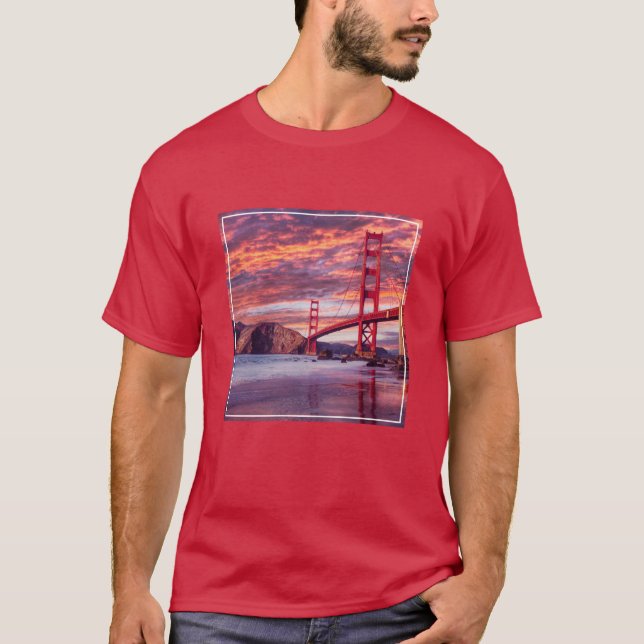 Camiseta Monumentos | Porta do Ouro São Francisco, CA (Frente)