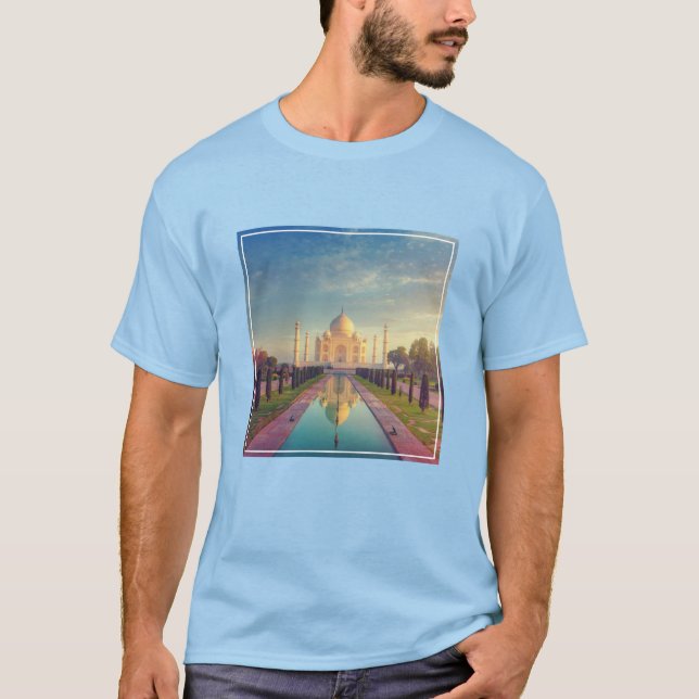 Camiseta Monumentos | Taj Mahal Colors (Frente)