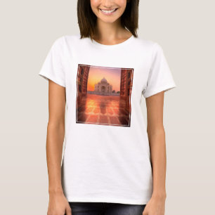 Camiseta Monumentos Taj Mahal, Índia à Sunset