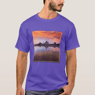 Camiseta Monumentos Taj Mahal Sunset