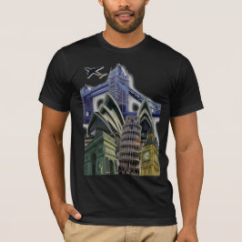 Camiseta Monuments Collage T-Shirts