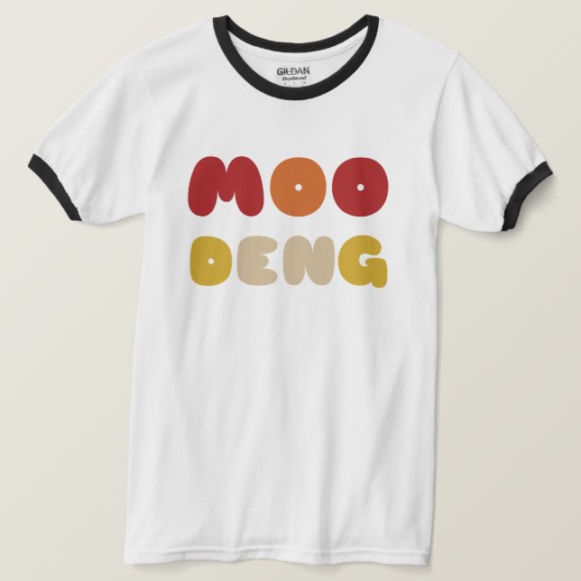 Camiseta Moo Deng (Frente do Design)
