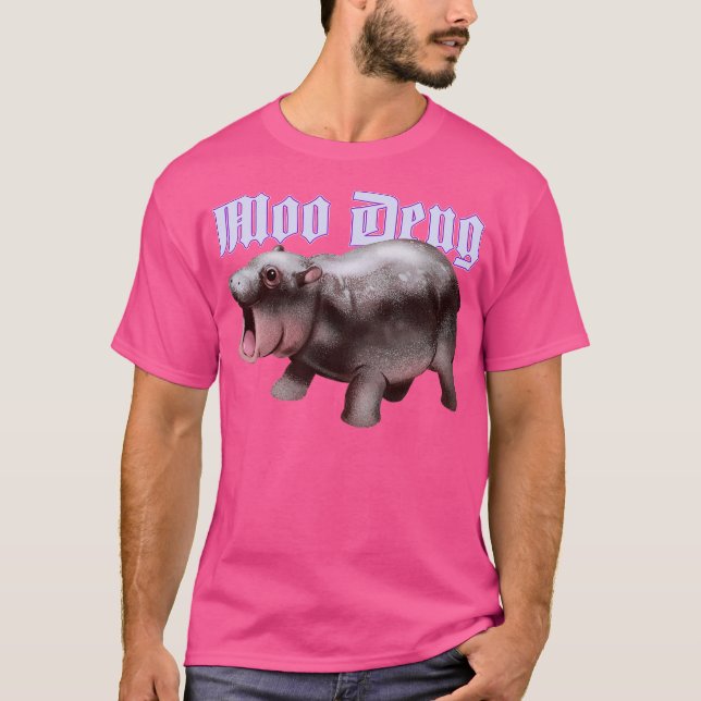 Camiseta Moo Deng Fofo (Frente)
