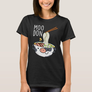 Camiseta Moo-don Funny Udon Pun Dark BG