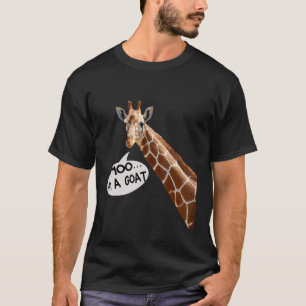 Camiseta Moo I'm A Goat Giraffe men mulheres crianças que a
