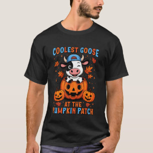 Camiseta Moo Mais Fofo no Halloween da Vaca do Campo de Abó