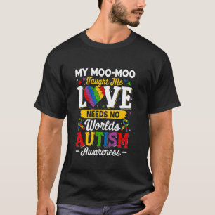 Camiseta Moo-moo Me Ensina que o Amor Não Precisa de Palavr