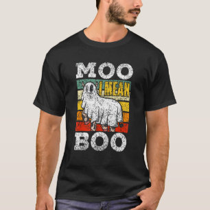Camiseta Moo Quero Dizer Boo Vacas Fantasmas Vaca Dia das B