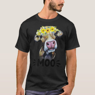 Camiseta Moo Vaca Bovinos Cuja Boca-Cola Laticínios Fazenda