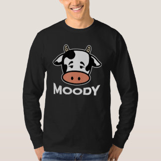 Camiseta Moody Cow Cattle Farm Animal