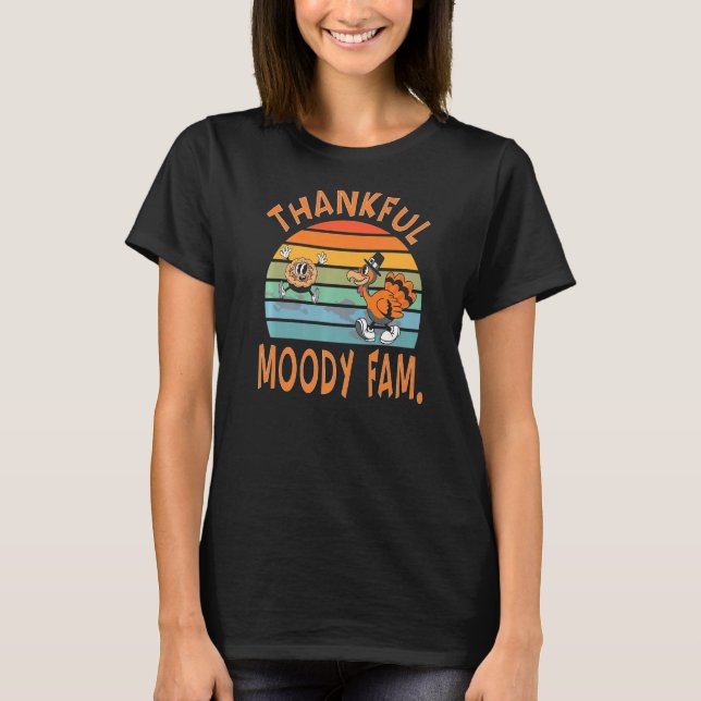 Camiseta Moody Family  Thanksgiving Reunion Party (Frente)