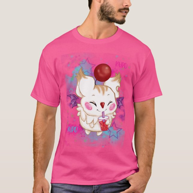 Camiseta Moogle - Bubble Tea (Frente)