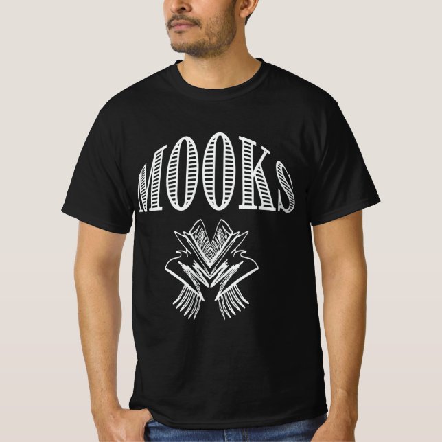 Camiseta Mooks Bank Roll Tinta Branca (Frente)