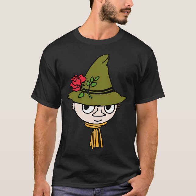 Camiseta Moomin 80º Aniversário Moomintroll & Co Às Compras (Frente)