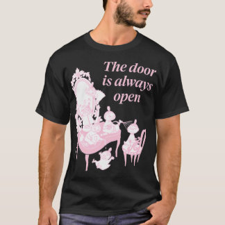 Camiseta Moomin Acampando Com o Papai Contorno Escuro