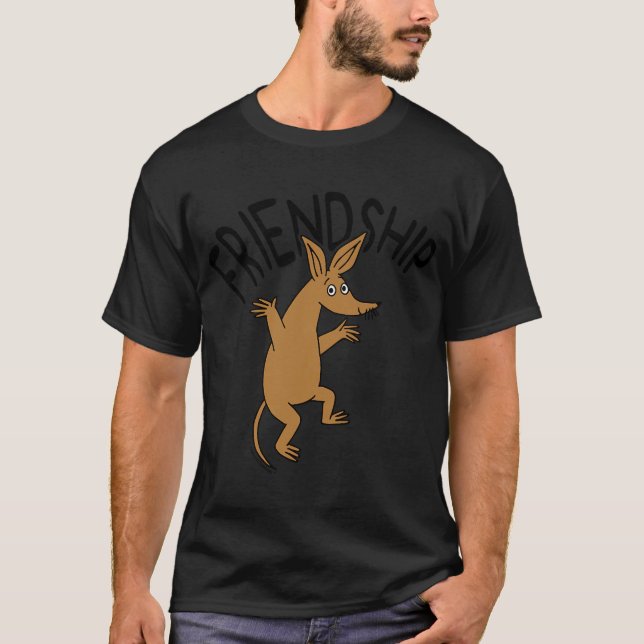 Camiseta Moomintroll & Snorkmaiden Amam Pintar Flores Ar (Frente)