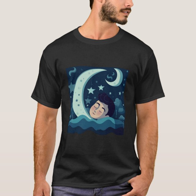 Camiseta Moon And Sleep (Frente)