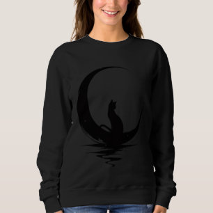 Camiseta Moon Cat – Gato Preto Witchy Celestial Gr