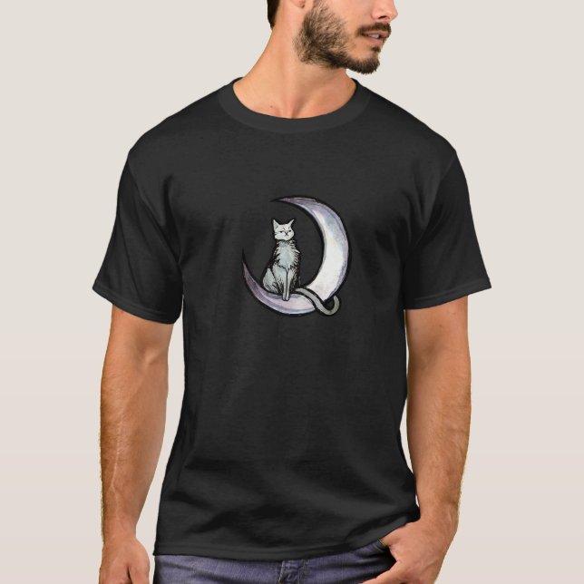 Camiseta Moon Cat moonchild kitty  3 (Frente)