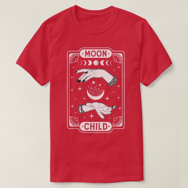 Camiseta Moon Child Witchy Halloween Thick Thighs Witb (Frente do Design)