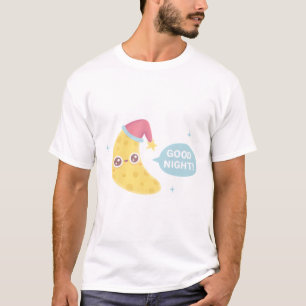 Camiseta Moon Crescente Cachorro Diz Boa Noite