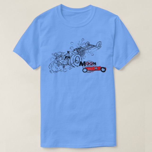 Camiseta Moon Dragster (Frente do Design)