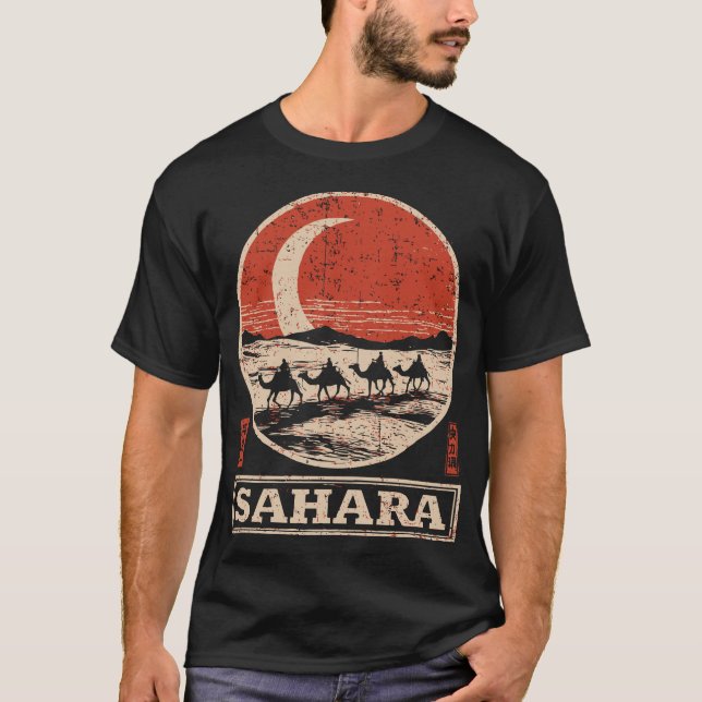 Camiseta Moon Dune: Sahara Quiet (Frente)