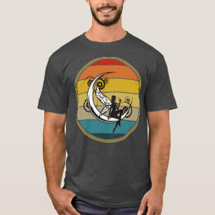 Camiseta Moon Fairy Silhouette Vintage, Distante
