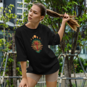 Camiseta Moon Fases Mandala Natureza