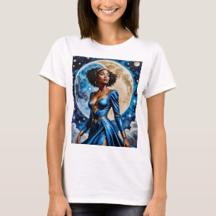 Camiseta Moon Goddess T-Shirt Força feminina