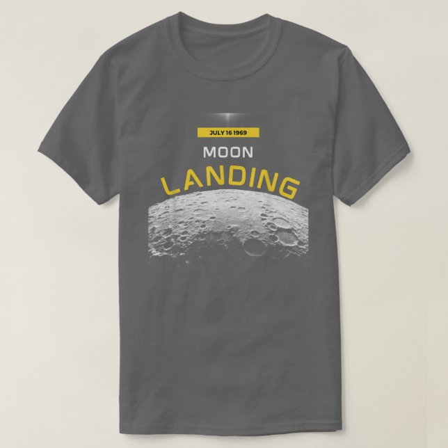 Camiseta Moon Landings 1969 Space Fans Astronauts Science G (Frente do Design)