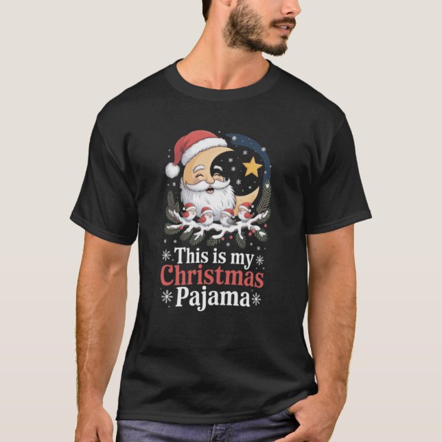 Camiseta moon sant and birds sant This Is My Christmas (Frente)