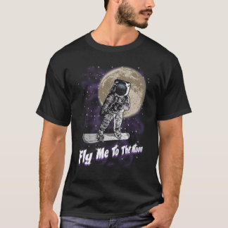 Camiseta Moon snowboarder