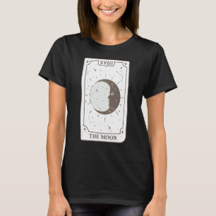 Camiseta Moon Tarot Cartão De Tarô De Lua Desviante