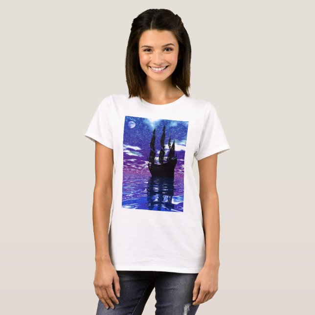 Camiseta Moon Voyager (Frente Completa)