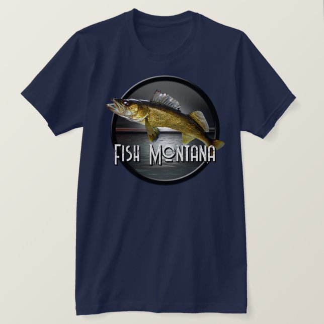 Camiseta Moon Water & Walleye Pike (Frente do Design)