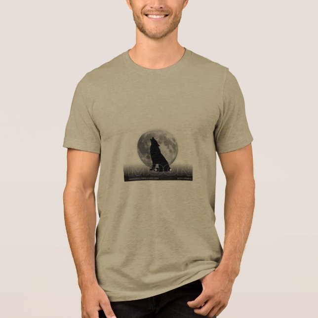 Camiseta Moon Wolf – Noite Mística de Lua Cheia do (Frente)