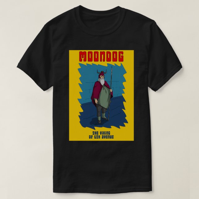 Camiseta Moondog Viking (Frente do Design)