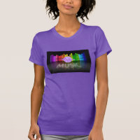 MoonDreams Music Equalizer Purple Fine Jersey Tee