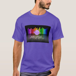 Camiseta MoonDreams Music Equalizer Sente T-Shirt Roxo