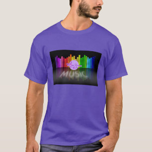 Camiseta MoonDreams Music Equalizer Sente T-Shirt Roxo