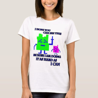 Camiseta Mooninites estou fazendo isso o mais duro que poss