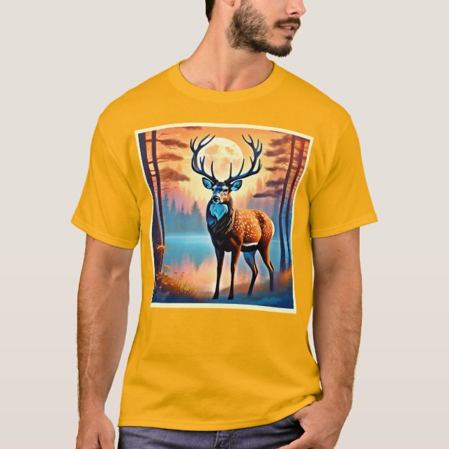 Camiseta Moonlit Deer Stance (Frente)