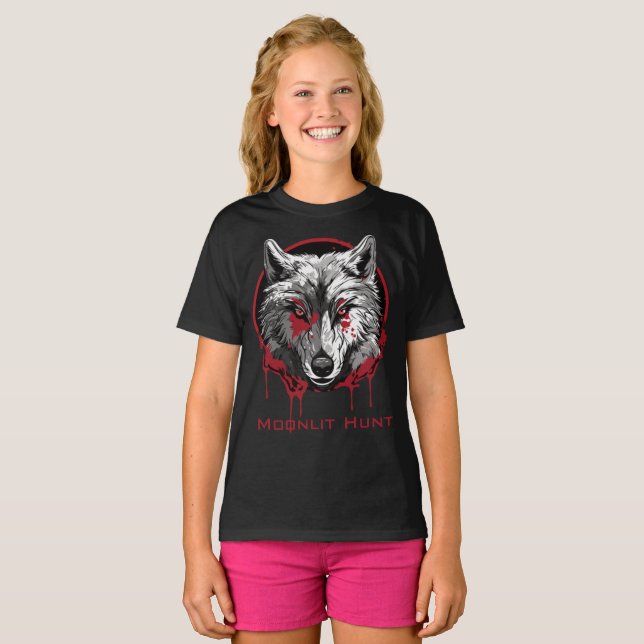 Camiseta Moonlit Hunt (Frente Completa)